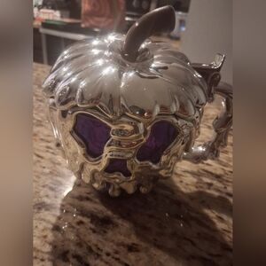 Disney Parks 100th Anniversary Purple & Chrome Snow White Poison Apple Mug Cup